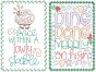 Christmas Greeting Cards 12 | Machine Embroidery Designs by JuJu