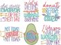 Diet Word Art 2 | Machine Embroidery Designs by JuJu