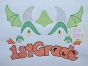 Dragon Face 1st Grade Sketch Embroidery | Machine Embroidery Designs by JuJu