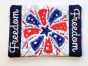 ITH Patriotic Freedom Mug Rug | Machine Embroidery Designs by JuJu