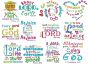 Bible verses Heavenly Inspirations Set 2 Machine Embroidery Designs by JuJu