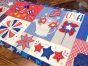 ITH Patriotic Table Runner | Machine Embroidery Designs by JuJu