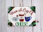 ITH Have A Cup Of Cheer Mug Rug | Machine Embroidery Designs by JuJu