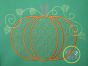 Pumpkin Motif Embroidery | Machine Embroidery Designs by JuJu