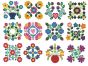 Simply Baltimore Flowers Set 2 Applique Machine Embroidery Designs by JuJu 