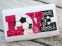 Soccer Love Applique | Machine Embroidery Designs by JuJu