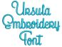 Ursula Embroidery Font Machine Embroidery Designs By Juju