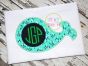 Whale Monogram Applique | Machine Embroidery Designs by JuJu