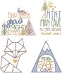 Baby Adventure Word Art 1 | Machine Embroidery Designs by JuJu