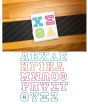 Greek Athletic Applique Alphabet Machine Embroidery Designs by JuJu