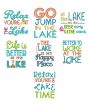Lakeside Sayings Machine Embroidery Designs by JuJu
