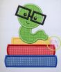 Bookworm Elementary Grades Boy Applique Design Set