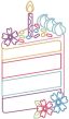 Birthday Party | Machine Embroidery Designs by JuJu