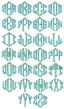 Diamond Applique Monogram Machine Embroidery Designs by JuJu