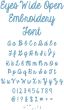 Quarter Inch Font Bundle 20 | Machine Embroidery Designs by JuJu
