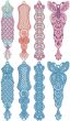 Freestanding Lace Bookmarks Machine Embroidery Designs by JuJu