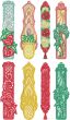 Free Standing Lace Tropical Bookmarks | Machine Embroidery Designs by JuJu 