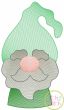 Gnome Grandpa Sketch | Machine Embroidery Designs by JuJu