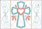ITH Easter Cross Mug Rug | Machine Embroidery Designs by JuJu