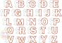 Ghost Alphabet Set Applique | Machine Embroidery Designs by JuJu