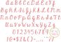 Hard Candy Baseball Embroidery Font