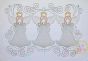 Super Swirly Angel Trio Sketch Embroidery | Machine Embroidery Designs by JuJu