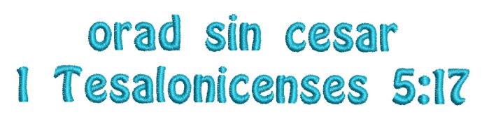 Pray Without Ceasing Spanish