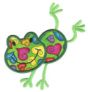 Leapin Lilypads Applique Machine Embroidery Designs by JuJu 