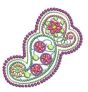 Free Paisley Machine Embroidery Design