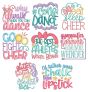 Cheer Gym Dance Sayings 1 Machine Embroidery Designs By JuJu

