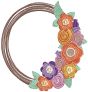 Elegant Fall Wreaths | Machine Embroidery Designs by JuJu
