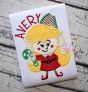 Elf Twin Girl Applique | Machine Embroidery Designs by JuJu