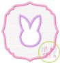 Embossed Bunny Embroidery | Machine Embroidery Designs by JuJu