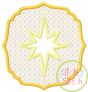 Embossed Star Embroidery | Machine Embroidery Designs by JuJu