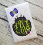 Ghost Peeker Girl Applique | Machine Embroidery Designs by JuJu