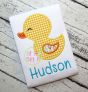 Rubber Duck Applique | Machine Embroidery Designs by JuJu