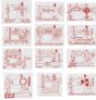 Vintage Sewing Machines Redwork Machine Embroidery Designs by JuJu