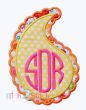 Paisley Double Applique | Machine Embroidery Designs by JuJu