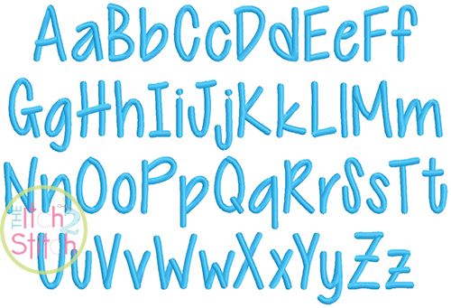 Cutie Patootie Embroidery Font | Machine Embroidery Designs by JuJu