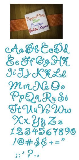 Puppies Play Embroidery Font Machine Embroidery Designs by JuJu