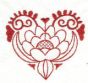 Jacobean Hearts Redwork Machine Embroidery Designs by JuJu