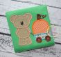 Bear Wagon Pumpkin Applique | Machine Embroidery Designs by JuJu