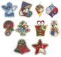 Crazy Patch Christmas Applique Machine Embroidery Designs by JuJu 