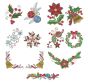 Jacobean Christmas Machine Embroidery Designs by JuJu