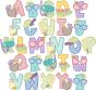 Chunky Summer Alphabet | Machine Embroidery Designs by JuJu