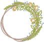 Floral Laurel Wreaths 2 | Machine Embroidery Designs by JuJu