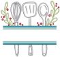 Split Kitchen | Machine Embroidery Designs by JuJu