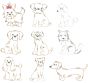Top Dogs Vintage Stitch Set 3 Machine Embroidery Designs by JuJu