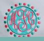 Dots Circle Patch Applique | Machine Embroidery Designs by JuJu