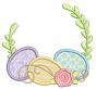 Easter Monogram Frames Machine Embroidery Designs By JuJu